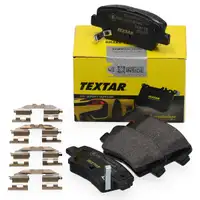 TEXTAR 2533701 Bremsbel&auml;ge f&uuml;r HYUNDAI i10 i20 i30 KIA Cee'D Optima Rio Sportage hinten