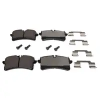 TEXTAR 2564203 Bremsbel&auml;ge + Warnkontaktkabel f&uuml;r PORSCHE Macan (95B) hinten