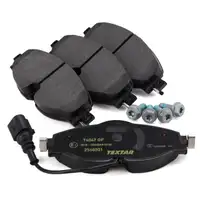 TEXTAR Bremsscheiben + Bremsbel&auml;ge + Sensor f&uuml;r VW T-Roc AUDI Q2 SEAT Ateca vorne + hinten