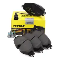 TEXTAR 2568301 Bremsbeläge + Wako für VW Golf 7 8 Passat B8 AUDI A3 8V 8Y Q2 Q3 TT vorne