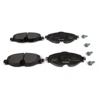 TEXTAR Bremsscheiben + Bremsbel&auml;ge f&uuml;r VW Golf 7 T-Roc Caddy 4 SKODA Karoq vorne