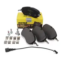 TEXTAR 2640701 Bremsbel&auml;ge + Sensor f&uuml;r VW ID.4 ID.5 ID.Buzz AUDI Q4 SKODA Enyaq iV vorne