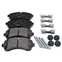 TEXTAR Bremsscheiben + Bel&auml;ge + Sensor f&uuml;r MERCEDES Sprinter 906 910 VW Crafter vorne