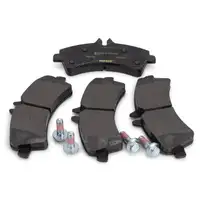 TEXTAR Bremsscheiben + Bel&auml;ge + Sensor f&uuml;r MERCEDES Sprinter B906 VW Crafter 30-50 hinten