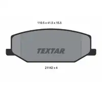 TEXTAR Brake Kit: Brake Discs + Brake Pads for SUZUKI Jimny SN (2005 and later) &ndash; Front