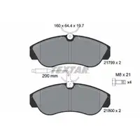 TEXTAR 2179901 Bremsbel&auml;ge + Sensor f&uuml;r CITROEN Jumper 1 FIAT Ducato PEUGEOT Boxer vorne