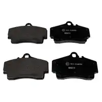 SEBRO Bremsscheiben + TEXTAR Bel&auml;ge + Wako f&uuml;r PORSCHE Boxster 986 2.5 2.7 hinten