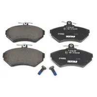 TEXTAR Bremsscheiben + Bel&auml;ge f&uuml;r VW Golf 3 Lupo Polo 6N SEAT Arosa Ibiza 2 vorne