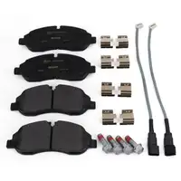 TEXTAR Bremsscheiben + Bel&auml;ge + Sensor f&uuml;r FORD Tourneo Cutom / Transit V362 V363 vone