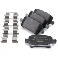 TEXTAR Bremsscheiben + Bremsbeläge für OPEL Astra K Ampera-E CHEVROLET Bolt Cruze hinten