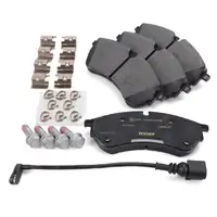 TEXTAR 2214703 Brake Pads + Warning Contact Sensor for VW Multivan T7 PR-1LA (Front) 7T0698151