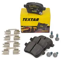 TEXTAR 2222001 Bremsbel&auml;ge Bremskl&ouml;tze Bremssteine f&uuml;r OPEL Adam Corsa E 15/16 Zoll hinten