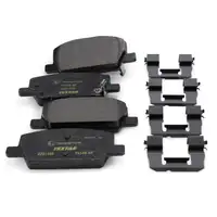 TEXTAR Bremsscheiben + Bremsbel&auml;ge f&uuml;r OPEL Mokka/10 J13 ab Fgst. J4000001/JB000001 vorne