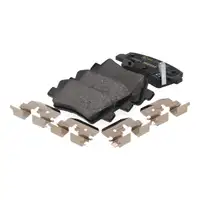 TEXTAR Bremsscheiben + Bel&auml;ge f&uuml;r HYUNDAI IONIQ (AE) KIA NIRO I (DE) hinten