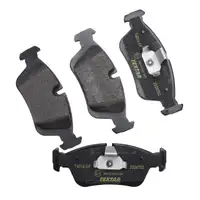TEXTAR Bremsscheiben + Bel&auml;ge + Sensor + Backen f&uuml;r BMW 3er E46 325/328i 320d vorne hinten