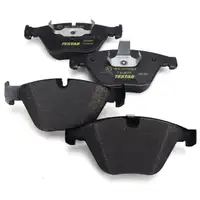 SHW Bremsscheiben + TEXTAR Bremsbel&auml;ge + Sensor f&uuml;r BMW 1er E82 1M 3er E90 E92 E93 vorne