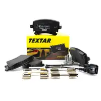 TEXTAR 2332602 Bremsbel&auml;ge + Sensor f&uuml;r VW Multivan Transporter T5 T6 PR-2E3/2E4 hinten
