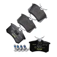 TEXTAR Bremsscheiben + Bremsbel&auml;ge + Sensor f&uuml;r VW Golf 5 6 AUDI A3 8P vorne + hinten