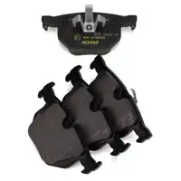 TEXTAR Bremsscheiben + Bel&auml;ge + Sensor f&uuml;r BMW E90-93 330i 335i bis 02.2010 vorne + hinten