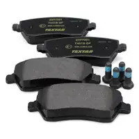 TEXTAR Bremsscheiben + Bremsbel&auml;ge f&uuml;r RENAULT Clio 4 Kangoo MERCEDES Citan vorne