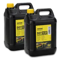 10L 10 Liter TEXTAR 95006300 Bremsflüssigkeit Brake Fluid DOT 4 LV ISO 4925 FMVSS 116