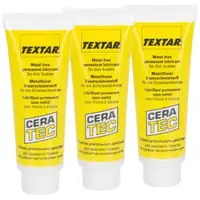 3x 75ml TEXTAR 81000401 CeraTec Bremsklotzpaste Bremsbelagpaste Montagepaste
