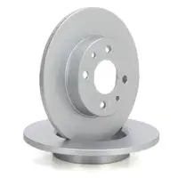 Bremsscheiben + Bremsbel&auml;ge f&uuml;r FIAT Panda 169 Punto 176 188 ohne ABS Cinquecento vorne