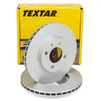 TEXTAR 92036803 Bremsscheiben Satz f&uuml;r VW Golf 2 3 Lupo Passat Polo Seat Arosa vorne