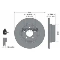 TEXTAR Bremsscheiben + Bremsbel&auml;ge + Sensor f&uuml;r BMW X5 E53 4.4i 4.6is 4.8is hinten