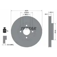 TEXTAR 92159003 Bremsscheiben Satz f&uuml;r FORD Fiesta 5 MK5 ST150 150 03.2005-06.2008 vorne