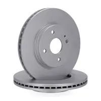 TEXTAR Bremsscheiben + Bremsbel&auml;ge f&uuml;r MAZDA 2 (DE_, DH_) 1.3 1.5 1.4/1.6 MZR-CD vorne