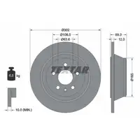 TEXTAR 92168403 Bremsscheiben Satz f&uuml;r VOLVO S80 2 V70 3 XC70 2 hinten