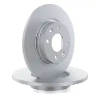 TEXTAR 92175103 Bremsscheiben Satz f&uuml;r RENAULT Twingo 1 2 SMART ForTwo ForFour 453 vorne