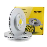 TEXTAR 92111403 Bremsscheiben Satz f&uuml;r OPEL Corsa C 1.0-1.6 1.7CDTI mit ABS vorne