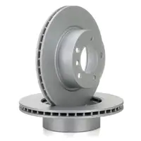 TEXTAR Bremsscheiben + Bremsbel&auml;ge + Wako f&uuml;r BMW 1er E81-88 118i 118d ab 03.2010 vorne