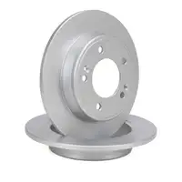 TEXTAR Bremsen Set Bremsscheiben + Bremsbel&auml;ge f&uuml;r HYUNDAI Elantra 6 i30 GD hinten