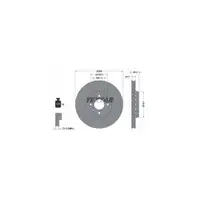TEXTAR Bremsen Set Bremsscheiben + Bremsbel&auml;ge f&uuml;r RENAULT Clio 5 16/17 Zoll vorne