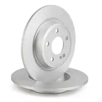 TEXTAR Brake Discs + Brake Pads for MERCEDES W176, W246, C/X117 (without rear sport package)