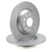 TEXTAR Bremsscheiben + Bel&auml;ge f&uuml;r VW Sharan 7N ab Fgst. AUDI 8U 1KU SEAT Alhambra hinten