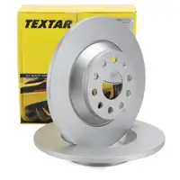 TEXTAR 92255403 Bremsscheiben Satz f&uuml;r VW Golf 7 Passat B8 Sharan Tiguan Touran 8V hinten