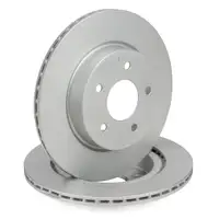 TEXTAR Brake Discs + Brake Pads for Nissan X-Trail 3 Leaf (ZE1) and Renault Koleos 2 (rear)