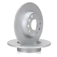 TEXTAR Bremsscheiben + Bremsbel&auml;ge f&uuml;r VW Caddy 4 SEAT Leon 5F SKODA 3 1KS/1KT hinten