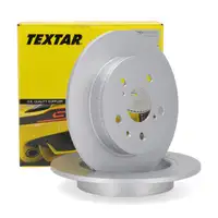 TEXTAR 92225303 Bremsscheiben Satz &Oslash; 278mm f&uuml;r SUZUKI SX4 FIAT Sedici hinten