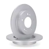 TEXTAR Bremsscheiben Satz &Oslash; 258mm f&uuml;r Hyundai ix20 KIA Venga hinten 584111P300