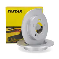TEXTAR Bremsscheiben Satz &Oslash; 258mm f&uuml;r Hyundai ix20 KIA Venga hinten 584111P300