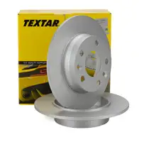 TEXTAR Bremsscheiben Satz &Oslash; 260mm f&uuml;r RENAULT Megane 4 Captur 2 NISSAN Juke 2 hinten