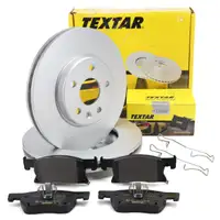 TEXTAR Bremsen Set Bremsscheiben + Bremsbel&auml;ge f&uuml;r OPEL Astra K vorne