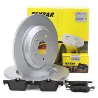 TEXTAR Bremsen Set Bremsscheiben + Bremsbel&auml;ge f&uuml;r FORD Kuga 3 MK3 DFK hinten