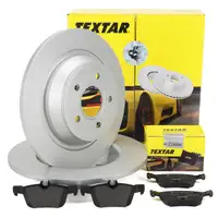 TEXTAR Bremsen Set Bremsscheiben + Bremsbel&auml;ge f&uuml;r FORD Mondeo 5 MK5 hinten
