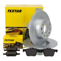 TEXTAR Bremsscheiben + Bremsbel&auml;ge f&uuml;r VW T-Roc AUDI Q2 SEAT Ateca SKODA Karoq hinten